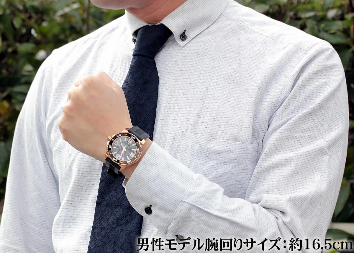 COVER(コヴァー) SPORT DIVER(スポーツダイバー) Co145.05 ブラック&ゴールド