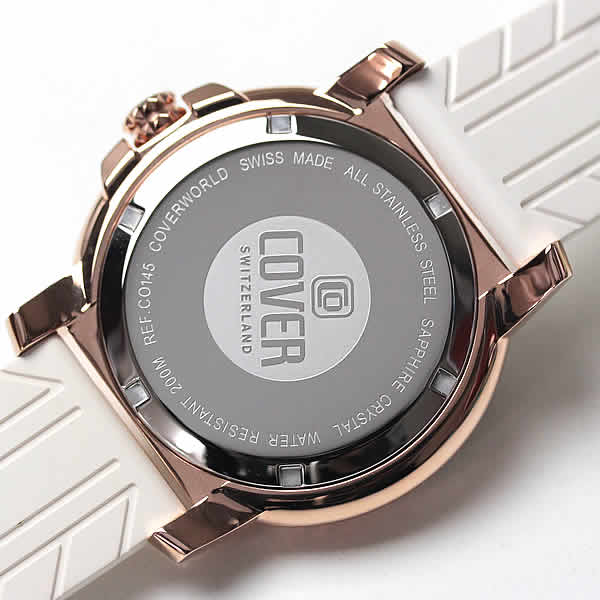 COVER(コヴァー) SPORT DIVER(スポーツダイバー) Co145.06 ホワイト&ゴールド