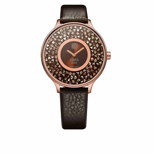 COVER(コヴァー) TREND PIEDRA Co158.07 ダークブラウン 女性用腕時計