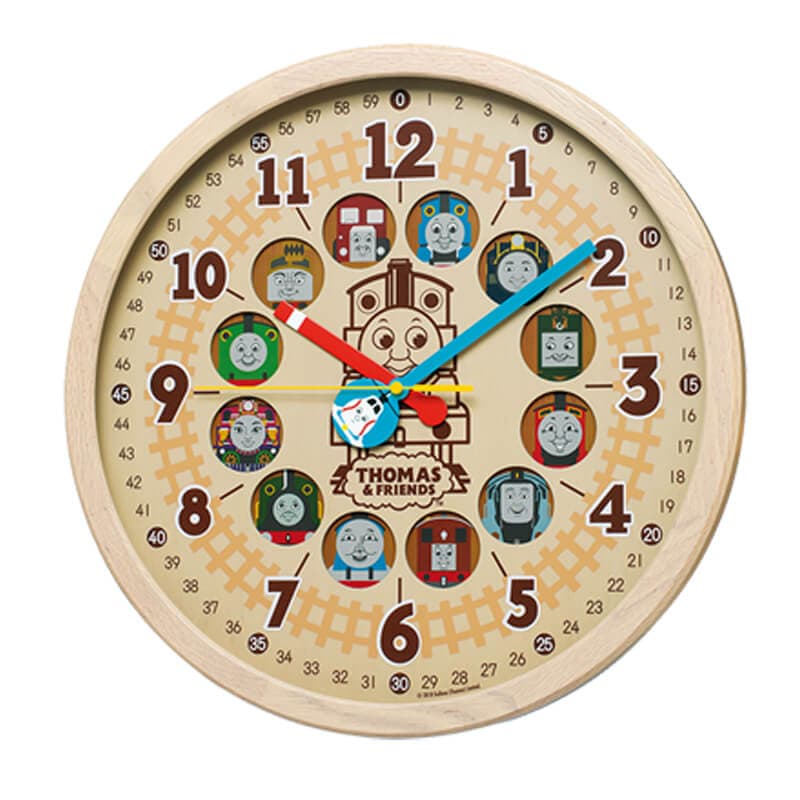 【美品】SEIKO セイコー　トーマス　掛け時計　電波時計　50センチ SEIKO（セイコ）キャラクタークロック きかんしゃトーマス CQ221B 大型