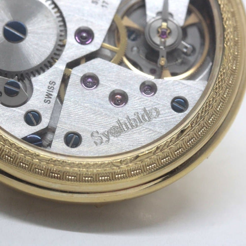 正美堂オリジナル懐中時計/ゴールドカラー/スイス製手巻き式ムーブメント/db6pw-104