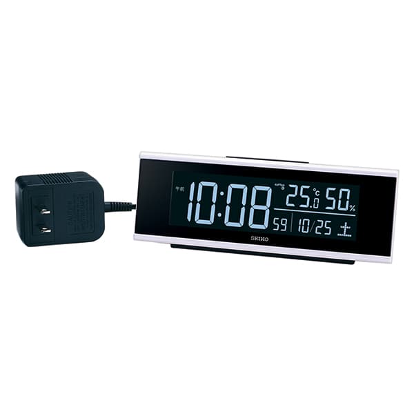 SEIKO Digital Radio-Controlled Alarm Clock Series C3 DL307W – 正美