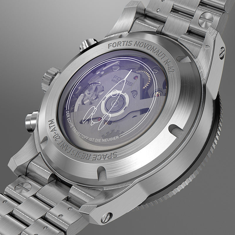 フォルティス(FORTIS)/ ノボノート N-42 コバルトブルー 腕時計 F2040012
