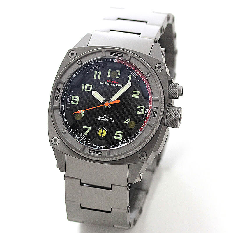 MTM スペシャルOPS ファルコン グレイ FAL-TGR-BKCB-MBTI チタニウム腕時計とバリスティックバンドセット