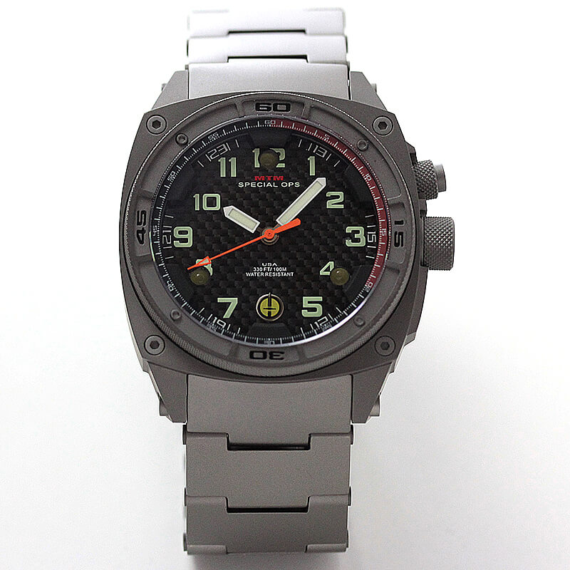 MTM スペシャルOPS ファルコン グレイ FAL-TGR-BKCB-MBTI チタニウム腕時計