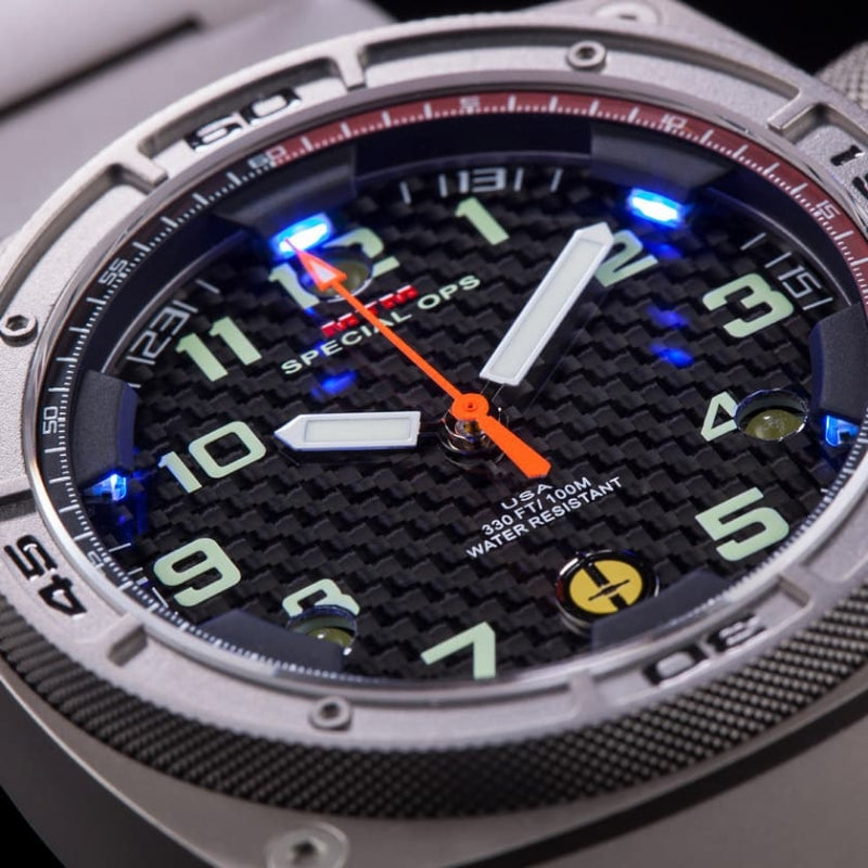 MTM スペシャルOPS ファルコン シルバー FAL-TSL-BKCB-MBTI チタニウム腕時計