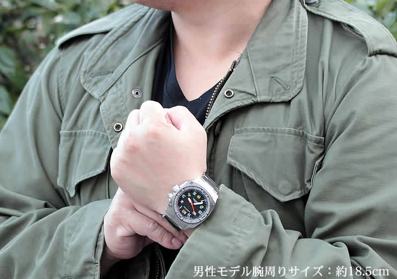 MTM スペシャルOPS ファルコン シルバー FAL-TSL-BKCB-MBTI チタニウム腕時計