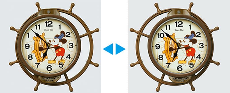 SEIKO(セイコ)キャラクタークロック ミッキーマウス Disney Time 電波振り子時計 FW583A