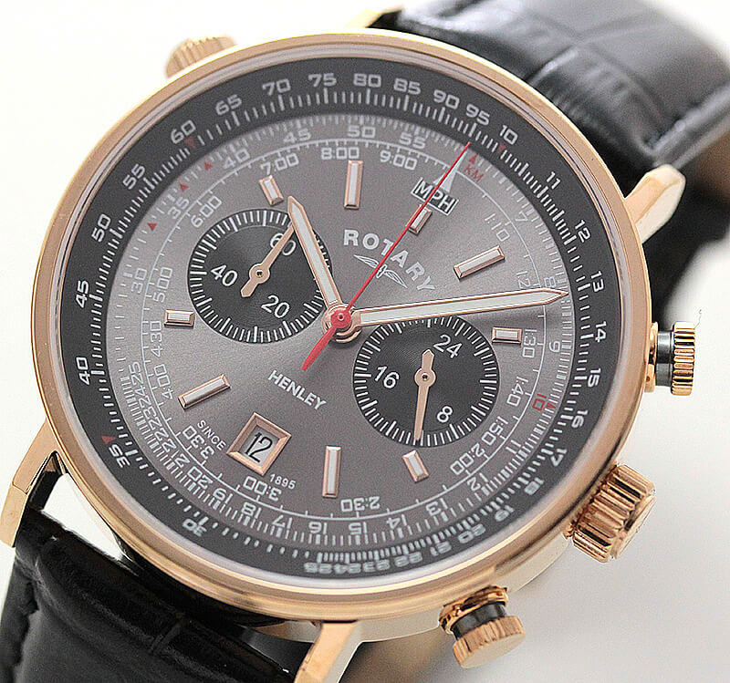 ROTARY(ロータリー) HENLY(ヘンリー) GS05237/20 クロノグラフ 腕時計