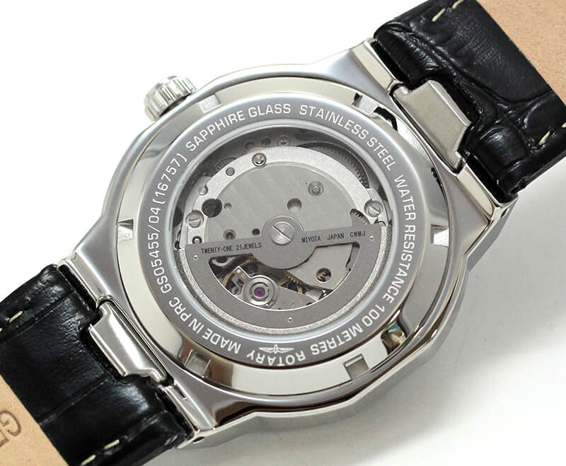 ROTARY(ロータリー) REGENT (リージェント) GS05455/04 自動巻き 24時間計付き 腕時計