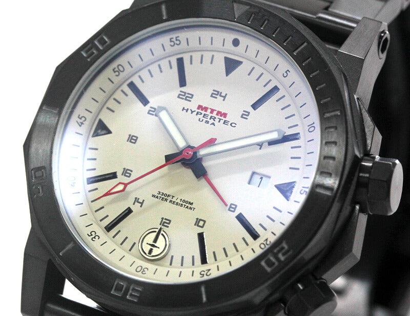 MTM H-61 ブラックタンダイヤル ステンレススチールバンド H61-SBK-TAN1-MBSS 腕時計