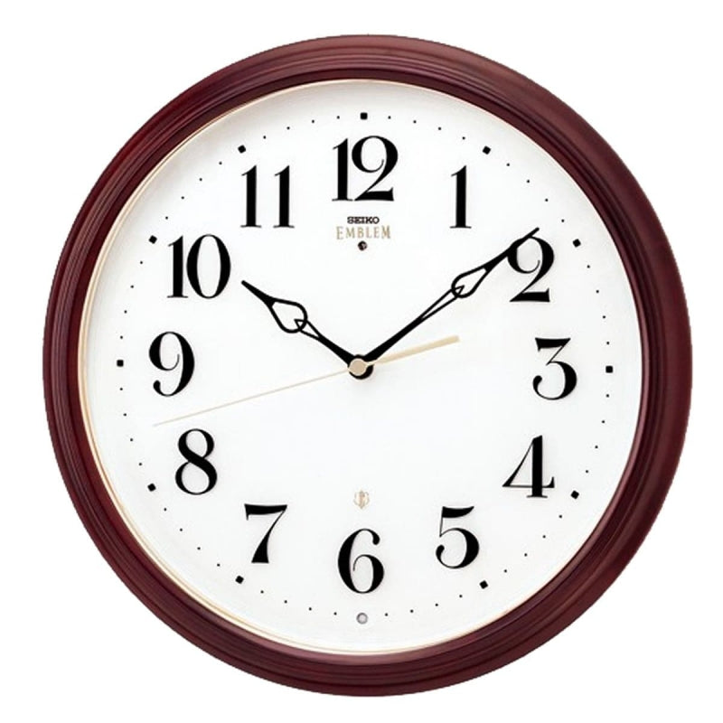 SEIKO EMBLEM(セイコー エムブレム)木枠 電波掛け時計 HS553B アルダー