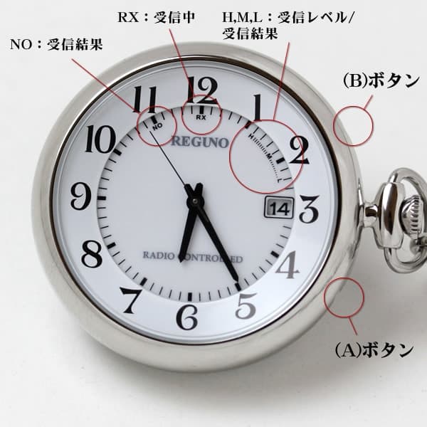 シチズン(CITIZEN)レグノ ソーラー電波  KL7-914-11 懐中時計