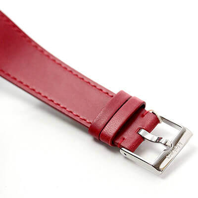 klokers(クロッカーズ)時計 専用 レザーベルト ルージュ klink-01-mc8 単品