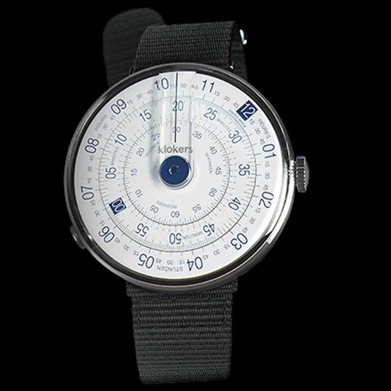 klokers(クロッカーズ)腕時計用Textile strap KLINK-03 グレー