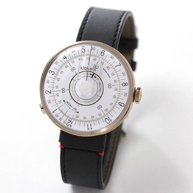 klokers(クロッカーズ) 時計KLOK08D1と専用 レザーベルト マットブラック KLINK-04-SC2のセット klok08d1-klink-04-sc2 腕時計