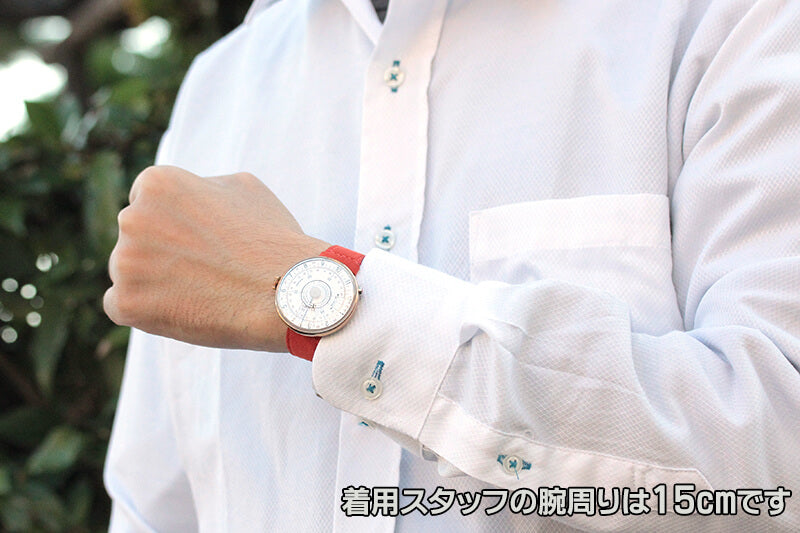 klokers(クロッカーズ) 時計KLOK08D1と専用 レザーベルト オレンジ KLINK-04-SC5のセット klok08d1-klink-04-sc5 腕時計