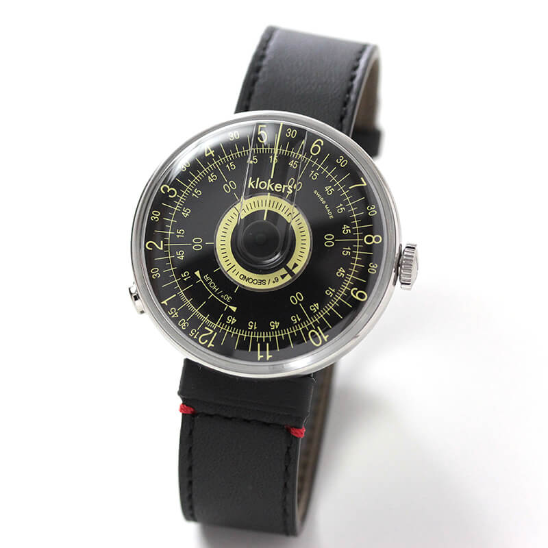 klokers(クロッカーズ) 時計KLOK08D3と専用 レザーベルト マットブラック KLINK-04-SC2のセット klok08d3-klink-04-sc2 腕時計
