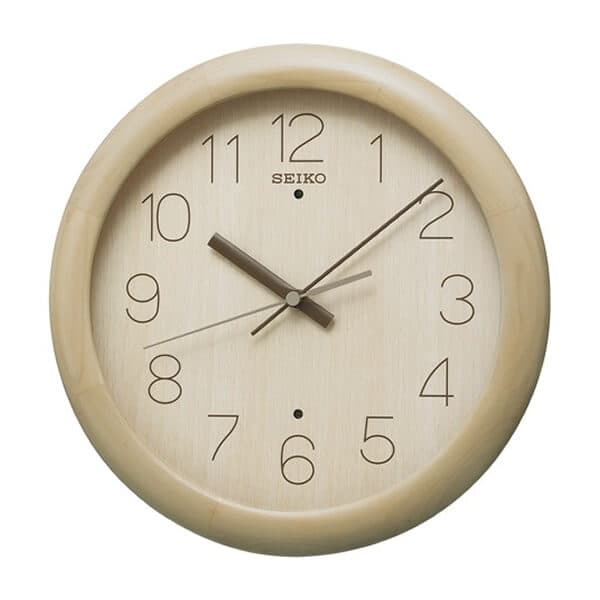 SEIKO セイコー ナチュラルスタイル 木製 電波 掛け時計 KX201A 薄茶