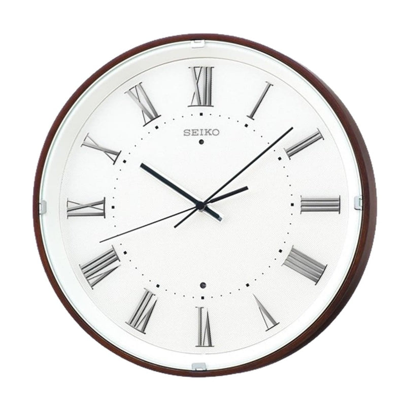 SEIKO(セイコー)ナチュラルスタイル 木枠 電波掛け時計 KX206B 濃茶