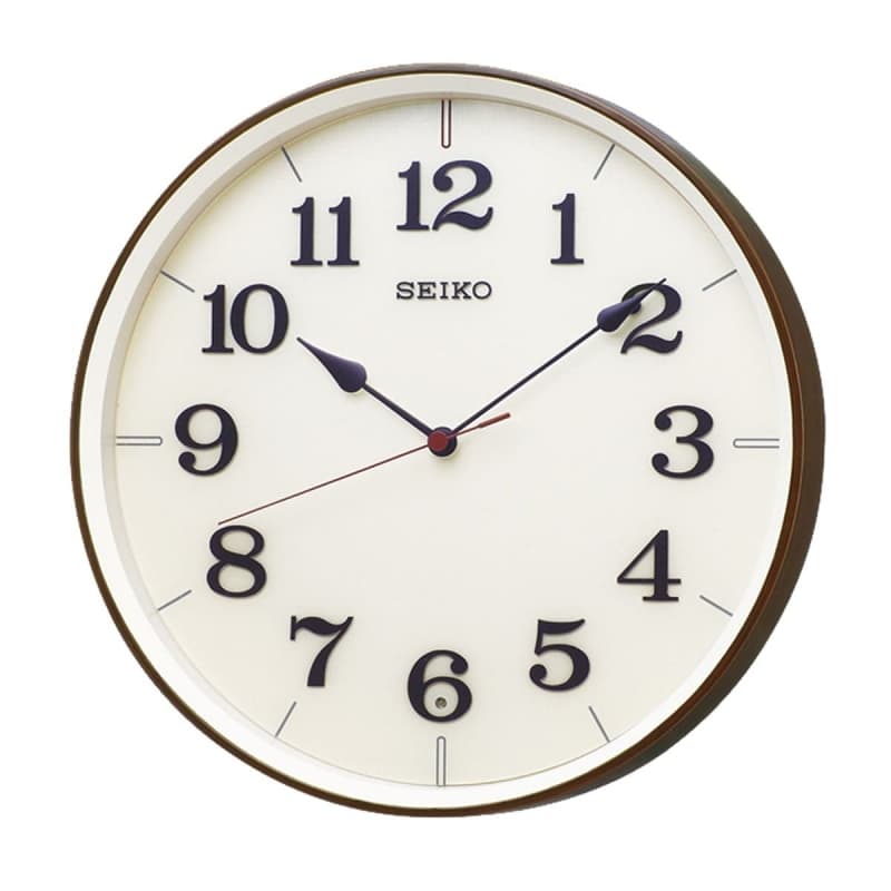 SEIKO（セイコー）スタンダード 電波掛け時計 KX221B 濃茶 – 正美堂時計店