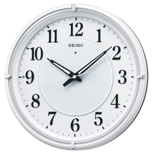 SEIKO セイコー 夜光電波掛け時計 ファインライト NEO【KX393W】 白
