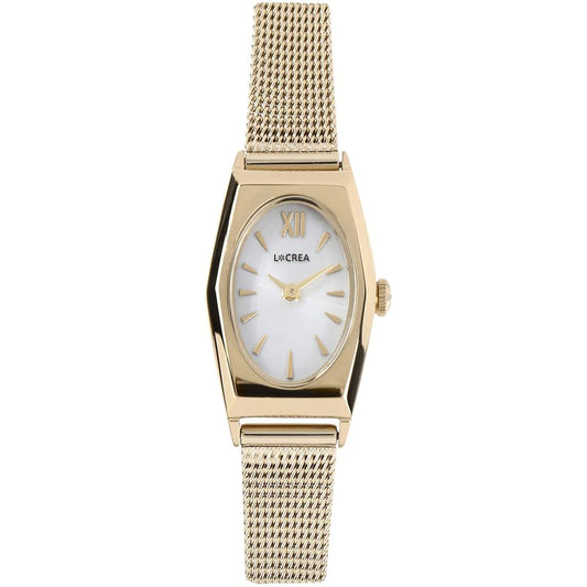 LCREA(ルクレア) OVALE ソーラー腕時計 LC2003-GPMGP メッシュベルト ゴールド