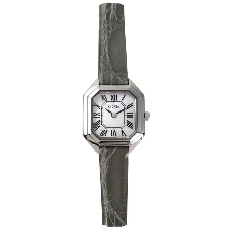 LCREA(ルクレア) CARRE ソーラー腕時計 LC2004-SSWHCSA 本ワニ革 サンドベージュ