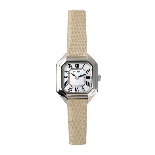 LCREA(ルクレア) CARRE ソーラー腕時計 LC2004-SSWHIV 本トカゲ革 アイボリー