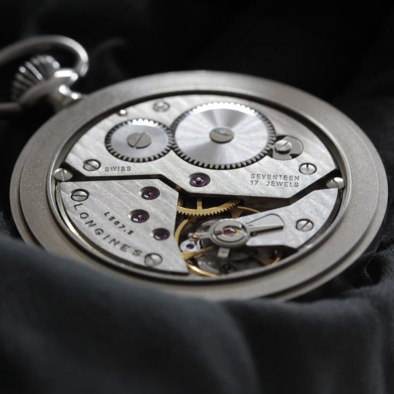 絶版モデルのロンジン ハンターケース懐中時計/longines-142