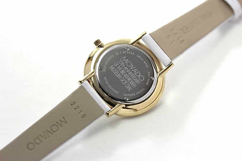 MOVADO(モバード)ミュージアム70周年アニバーサリーエディション クォーツ M0607138.8301L レディース イエローゴールド 腕時計