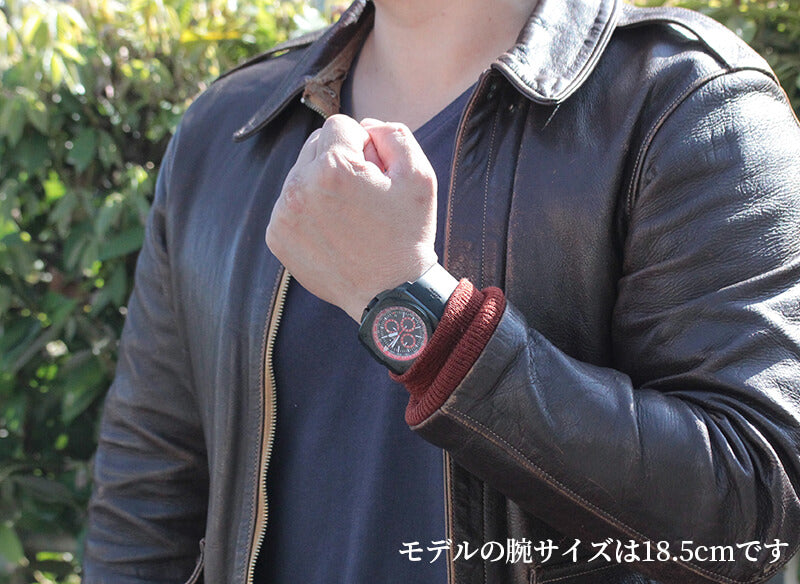AVIATOR(アビエイター) MIG-29 SMT CHRONO(ミグ29 SMTクロノ) クォーツ パイロットウォッチ M.2.30.5.215.6 ブラック 腕時計