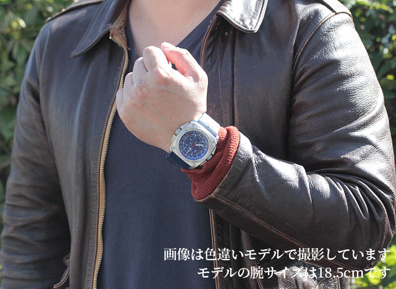 AVIATOR(アビエイター) MIG-29 SMT CHRONO(ミグ29 SMTクロノ) クォーツ パイロットウォッチ M.2.30.5.217.6 ブラック 腕時計