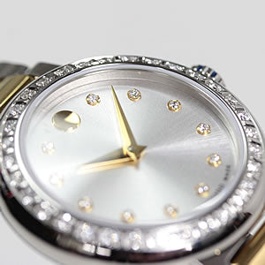 MOVADO(モバード)Concert(コンチェルト)女性用 M84.120.901S 0.062ctダイヤモンド/腕時計