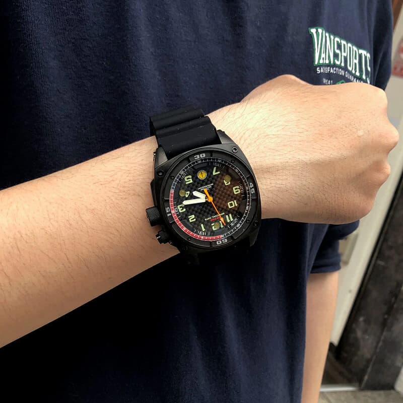 MTM時計/専用 ラバーベルト ブラック ロゴ無し 単品