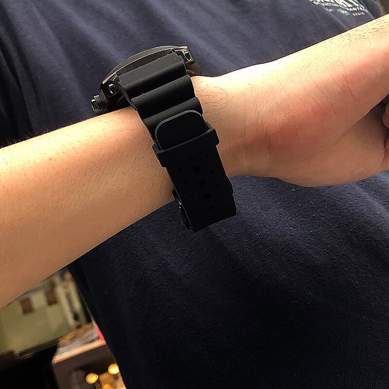 MTM時計/専用 ラバーベルト ブラック ロゴ無し 単品