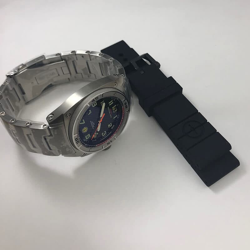 MTM時計/専用 ラバーベルト ブラック ロゴあり 単品