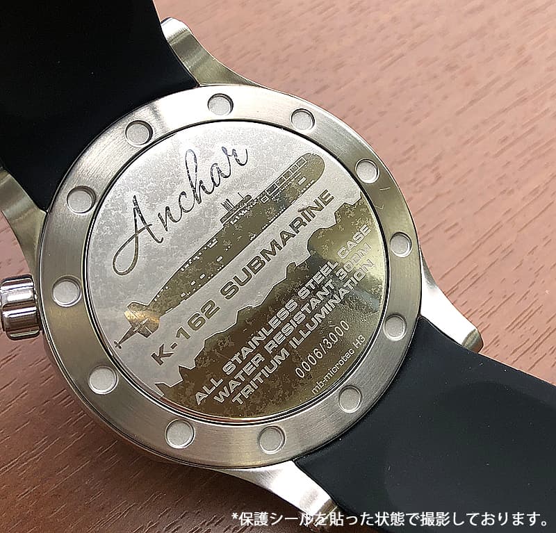 ボストーク・ヨーロッパ アンチャール世界限定モデル/手巻き機能あり/NH35A-510A587 ブラックラバーベルト 腕時計