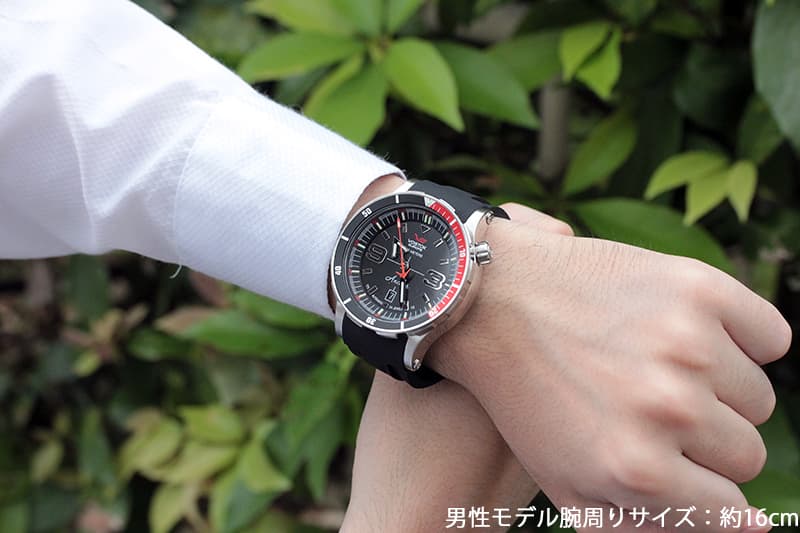 ボストーク・ヨーロッパ アンチャール世界限定モデル/手巻き機能あり/NH35A-510A587 ブラックラバーベルト 腕時計