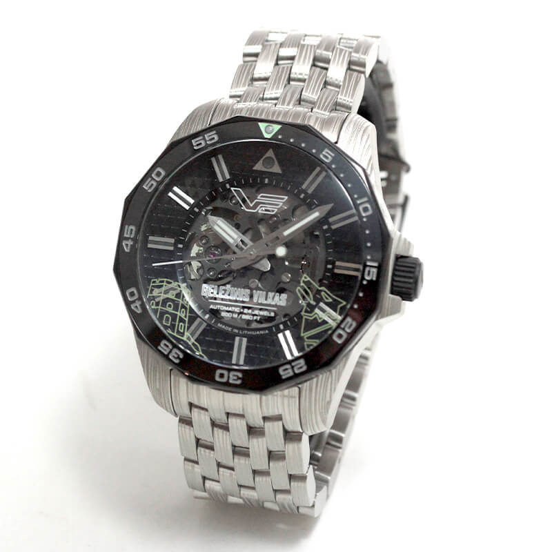 VOSTOK EUROPE(ボストークヨーロッパ) アイアンウルフ(Iron Wolf) 自動巻き スケルトン 腕時計 NH72-225E764