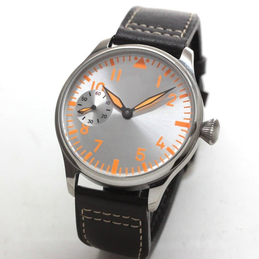 正美堂創業50周年記念ウォッチ/オリジナル腕時計/シルバーミリタリー文字盤/スイス製オールドムーブメント使用