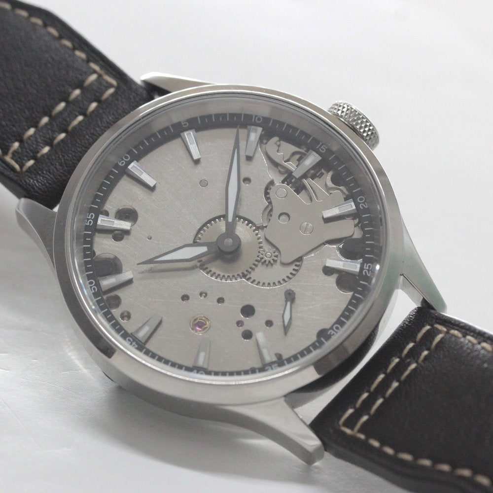 正美堂オリジナルウォッチ/オープンダイヤル/スイス製オールドムーブメント/old6498-602b