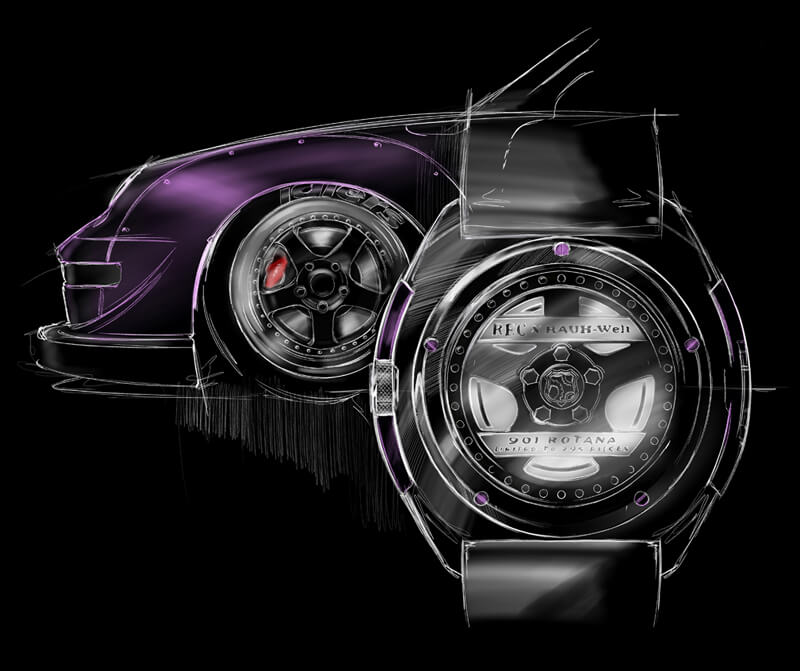 REC(レック)/The 901 RWB Rotana 中井 啓氏とのコラボレーションによって誕生した腕時計 世界305本限定・日本限定5本のシリアルナンバー入り