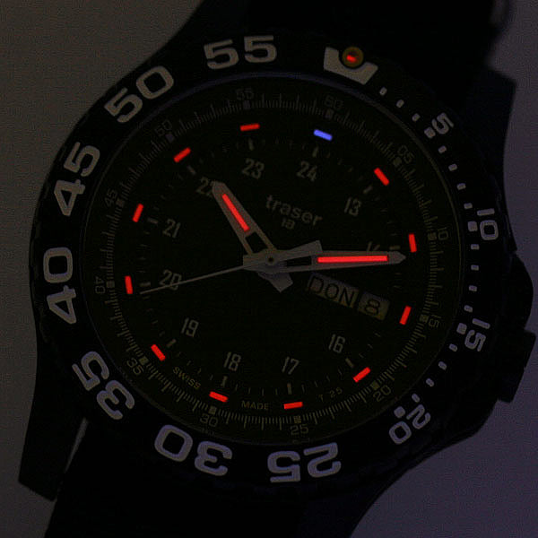 トレーサー/TRASER/H3/タイプ6/MIL-G スポーツ レッド P6600.41F.1Y.01Spec/日本限定モデル/腕時計 蓄光イメージ
