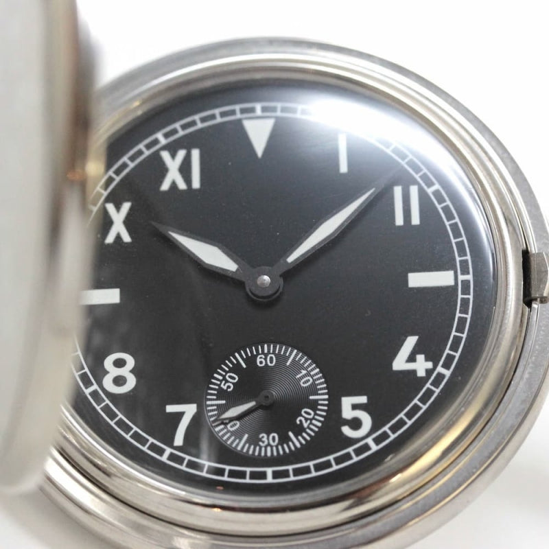 正美堂創業 50周年記念ウォッチ/オリジナル懐中時計/シルバーカラー/ユニークダイヤル/スイス製オールドユニタス