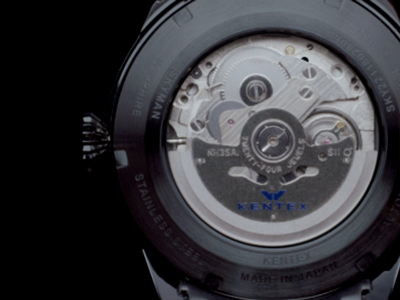 888本限定 ケンテックス(Kentex)/SKYMAN(スカイマン)/パイロットアルファ/自動巻き/マットブラック/S688X-19 腕時計