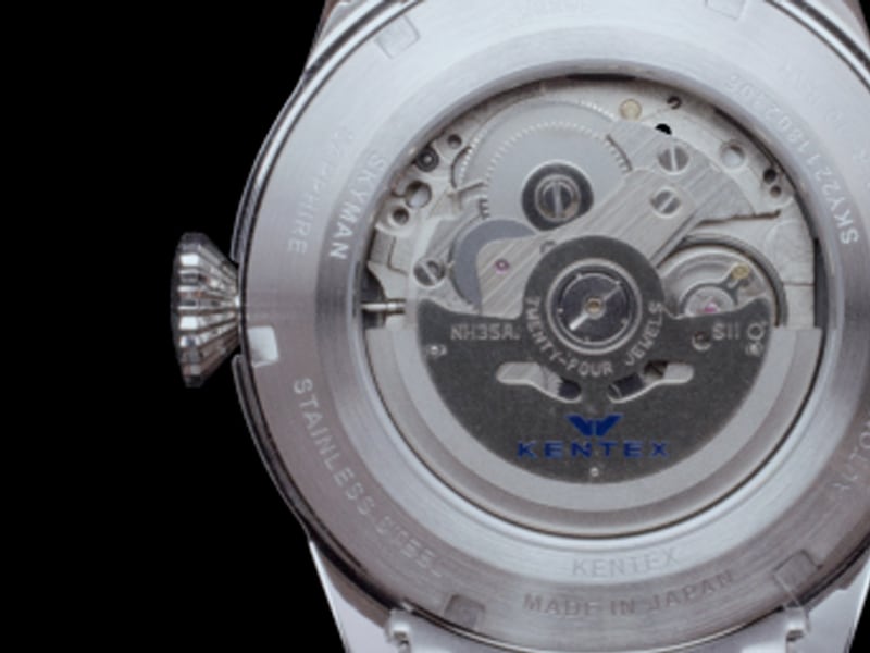 ケンテックス(Kentex)/SKYMAN(スカイマン)/パイロットアルファ/自動巻き/シルバー/SSベルト/S688X-21 腕時計