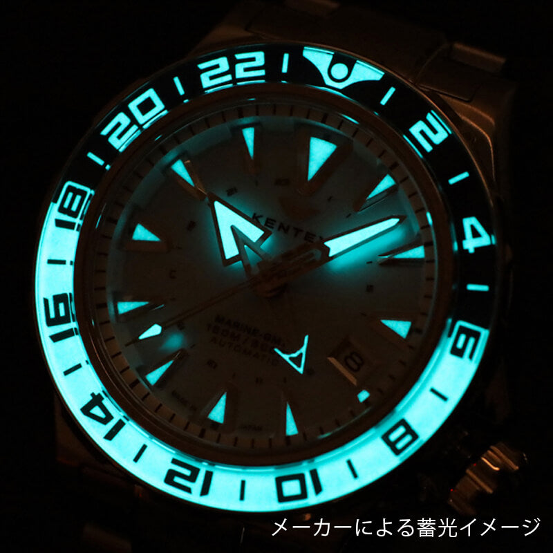 Kentex(ケンテックス) MARINE GMT/マリンGMT/MOP文字盤/ 99本限定 腕時計 S820X-12