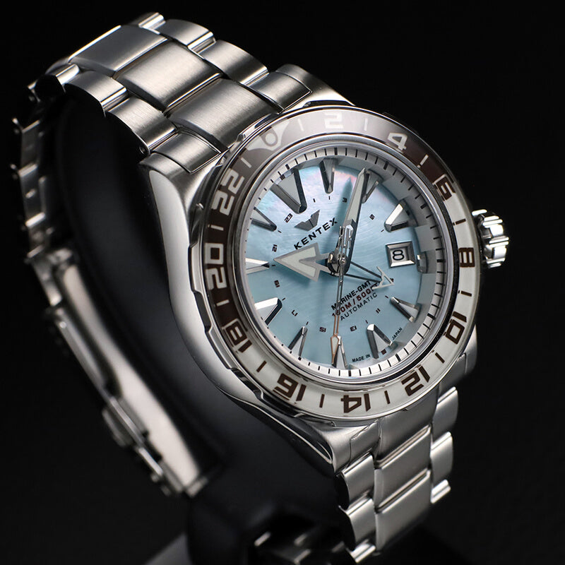 Kentex(ケンテックス) MARINE GMT/マリンGMT/MOP文字盤/ 99本限定 腕時計 S820X-12