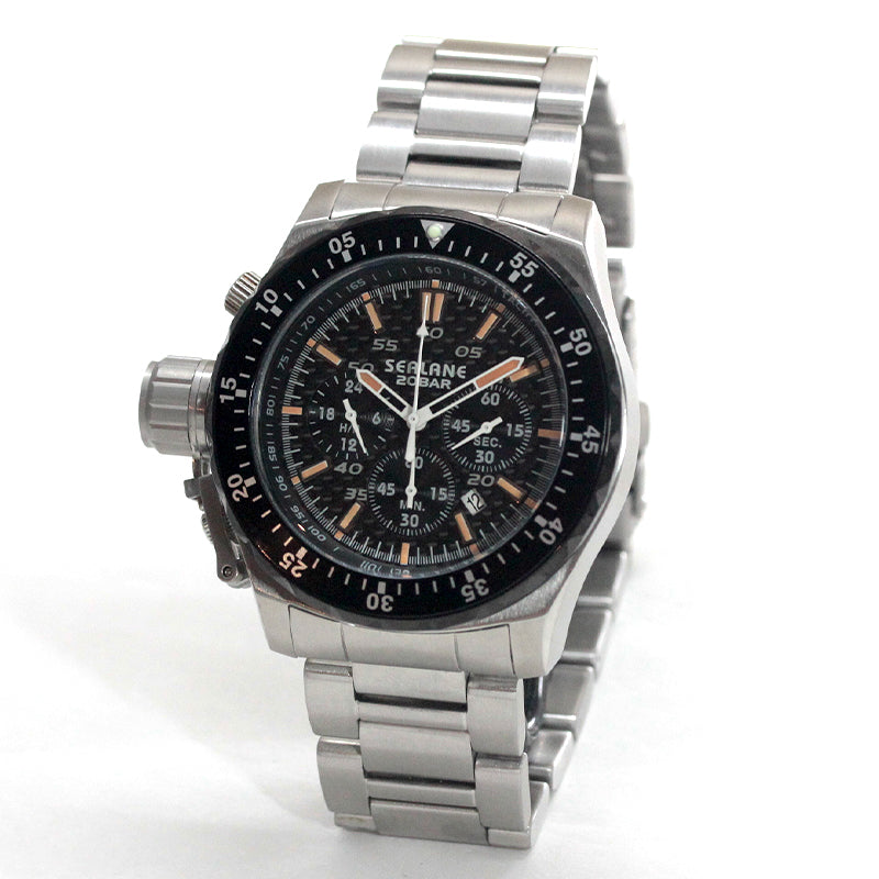 SEALANE(シーレーン) クォーツ 1/5秒クロノグラフ 腕時計 SE55-MBO